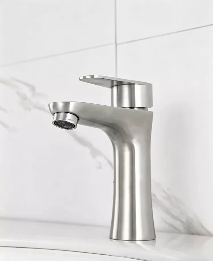 Slim Waist Basin Mixer Tap (Hot and Cold)